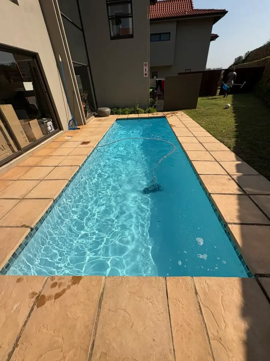 Pool equipment installation work